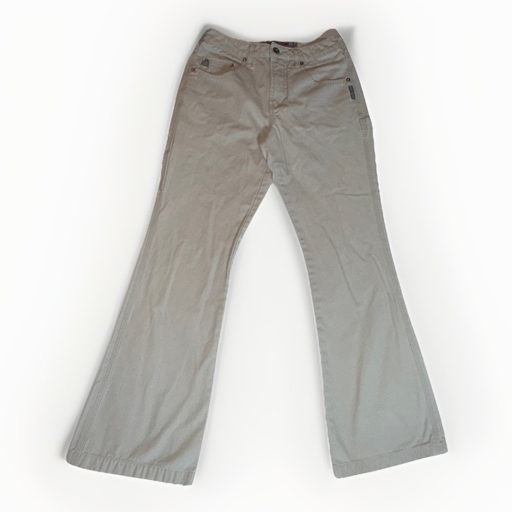 Silver Jeans Size 26x30.5 Y2K 90s Bootcut Flare Carpenter Beige Pants‎